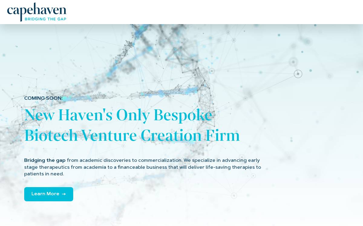 Cape Haven Bio website preview