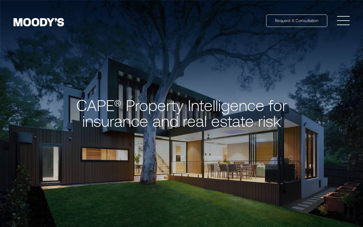 Cape Analytics website preview