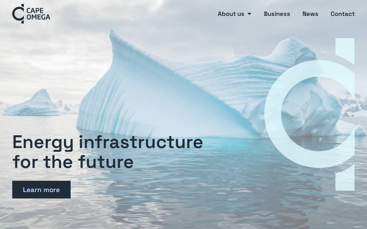 CapeOmega website preview