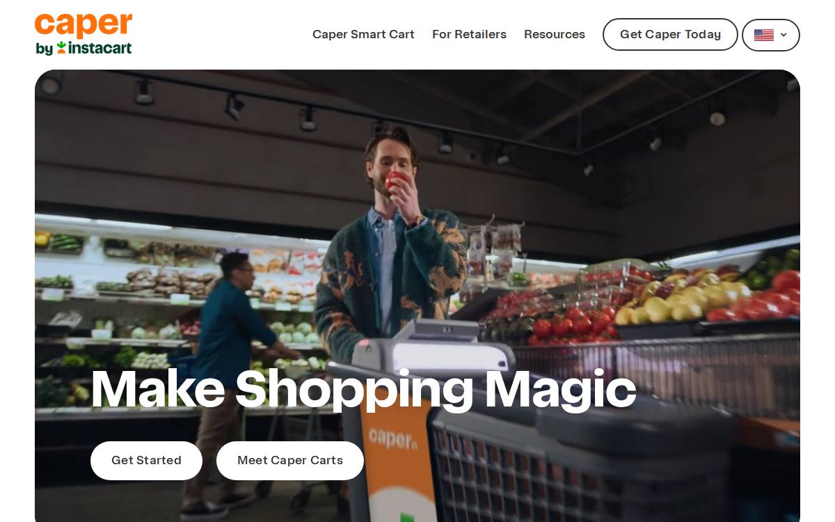 Caper website preview