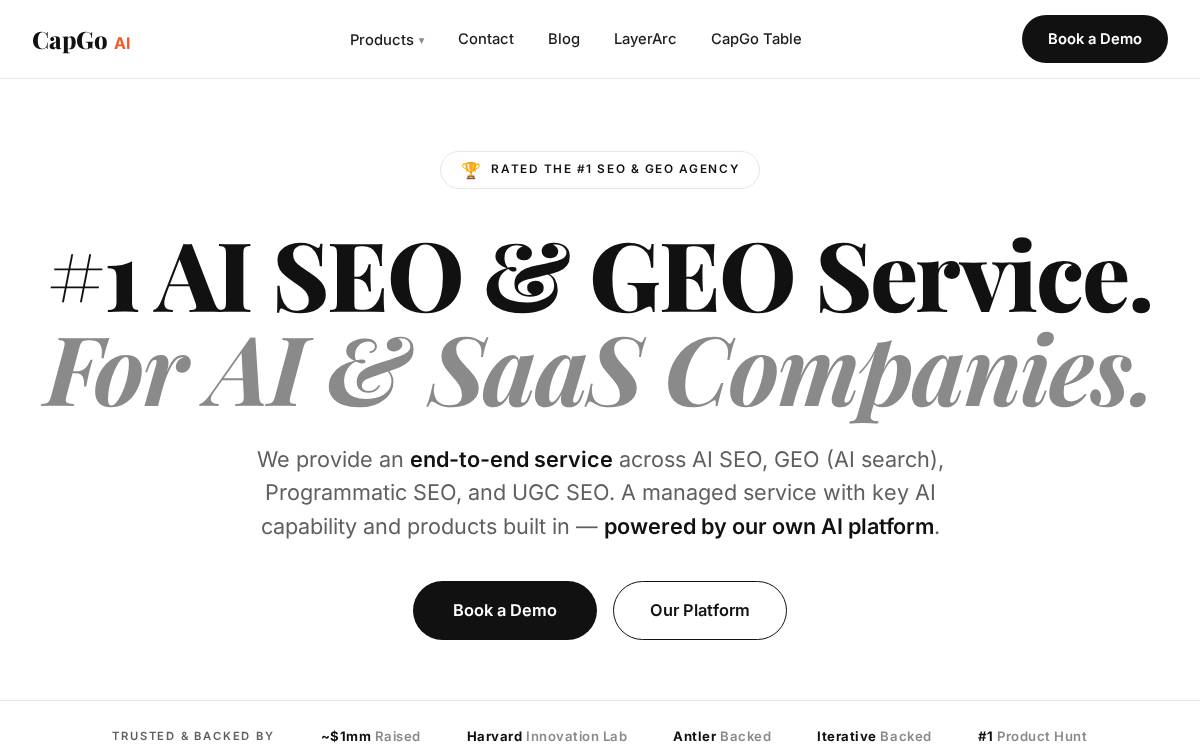 CapGo website preview