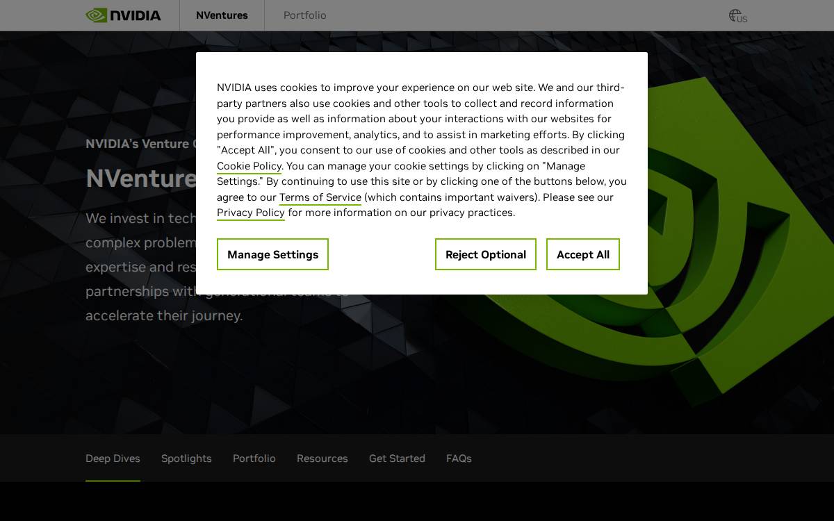 Capital de Riesgo (NVentures) website preview