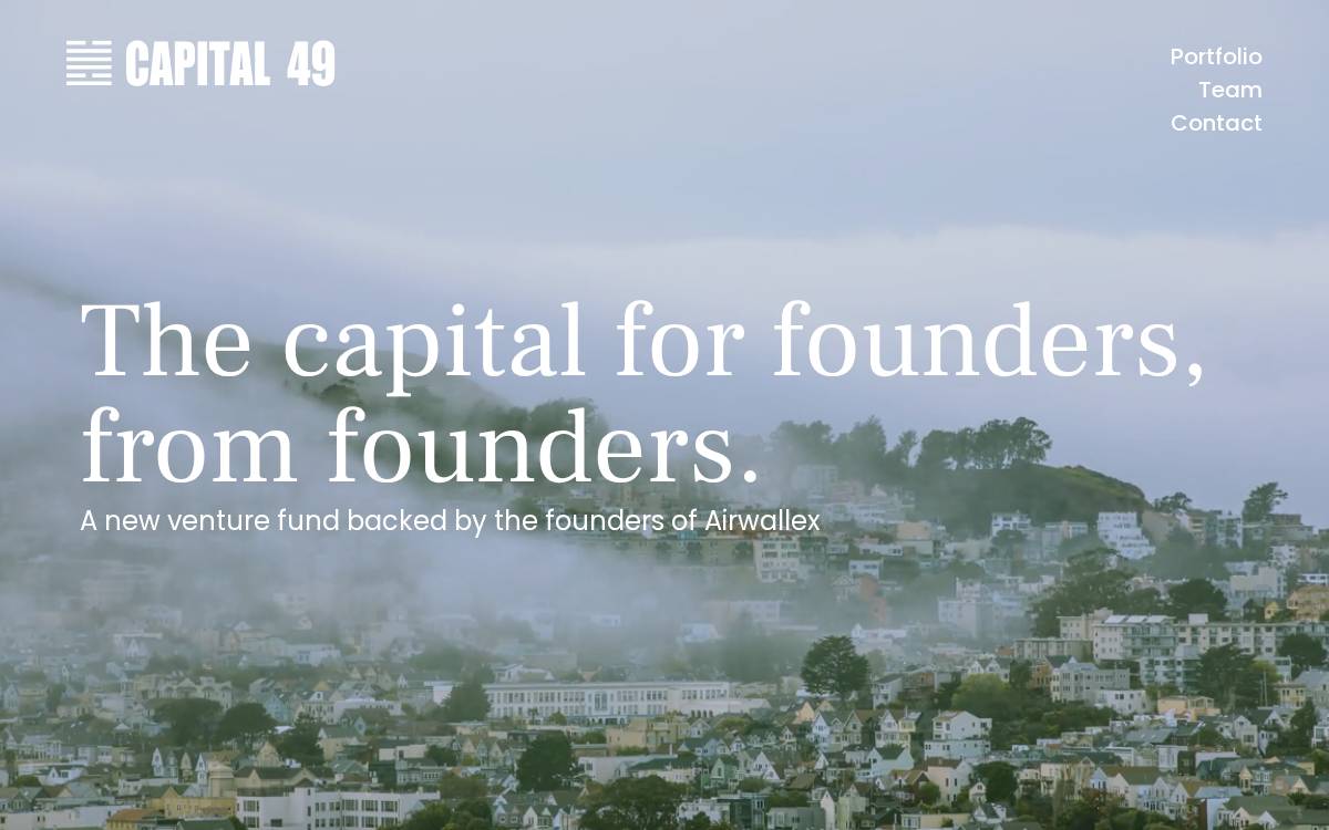 Capital49 website preview