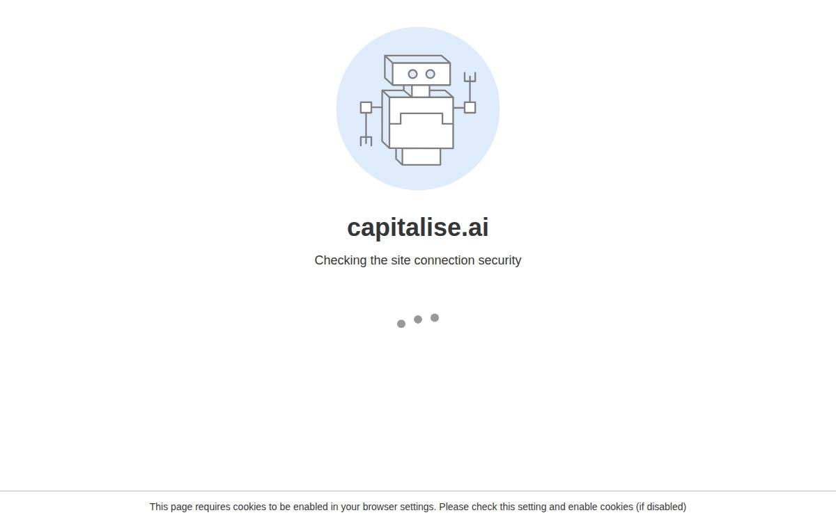 Capitalise website preview