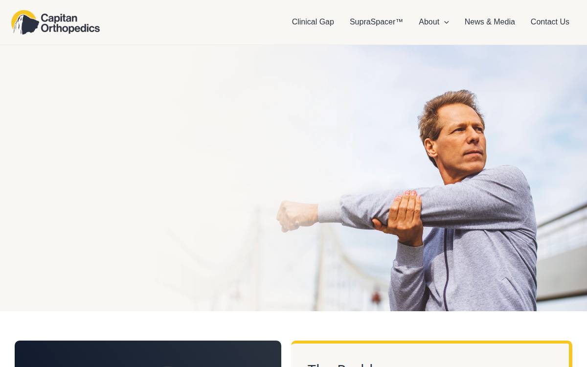 Capitan Orthopedics website preview