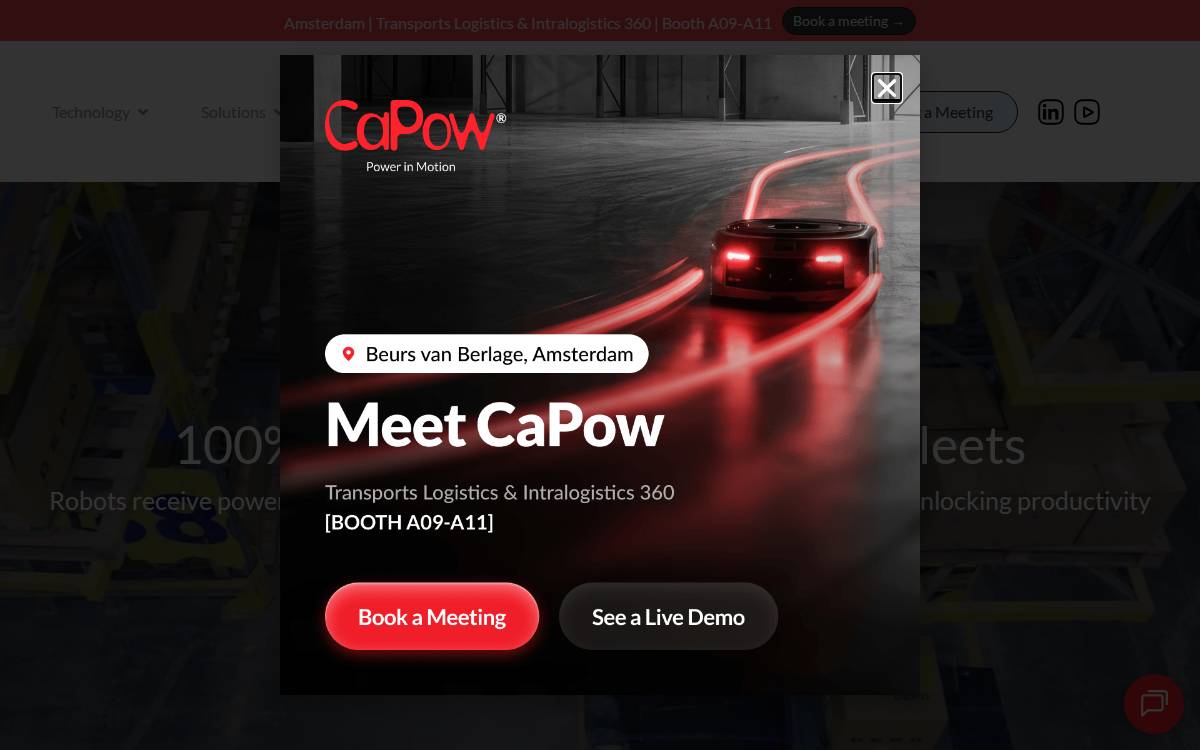 CaPow website preview