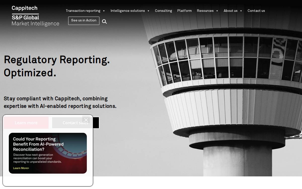 Cappitech website preview