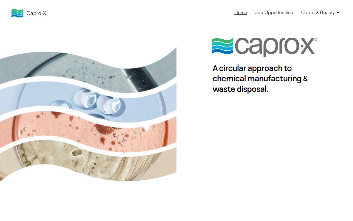 Capro-X website preview