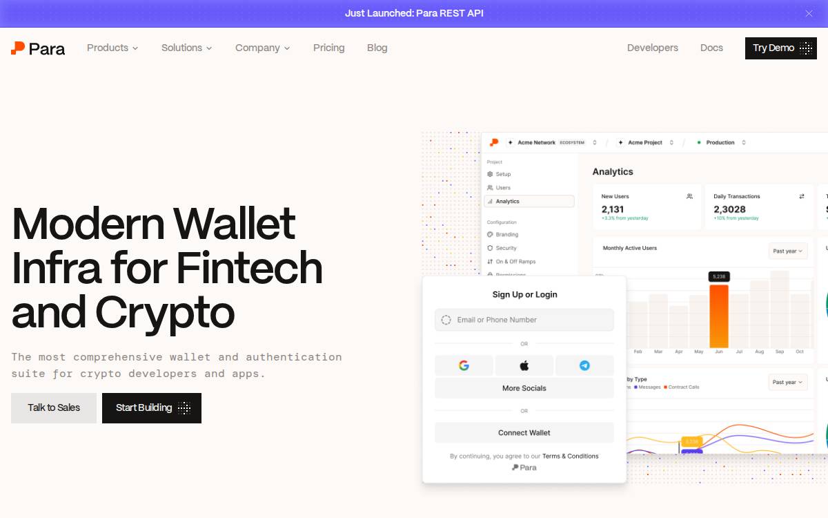 Capsule website preview