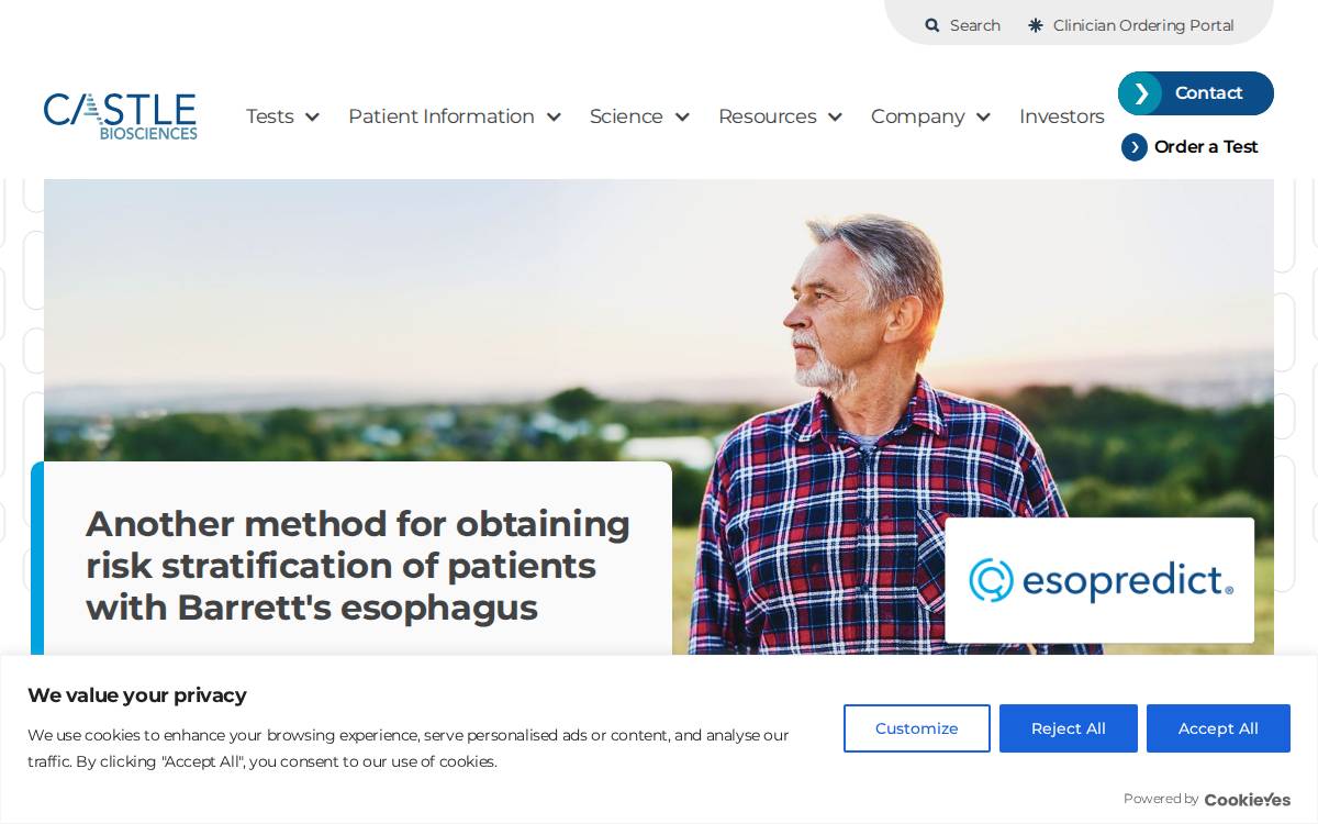 Capsulomics website preview