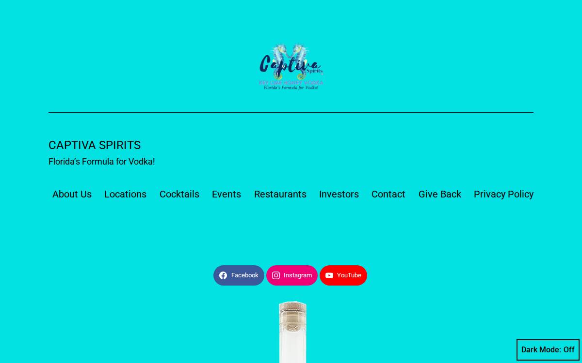 Captiva Spirits ACTIVE website preview