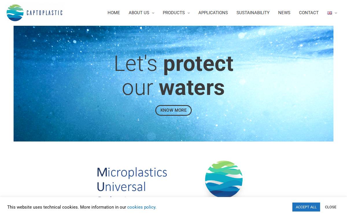 Captoplastic website preview