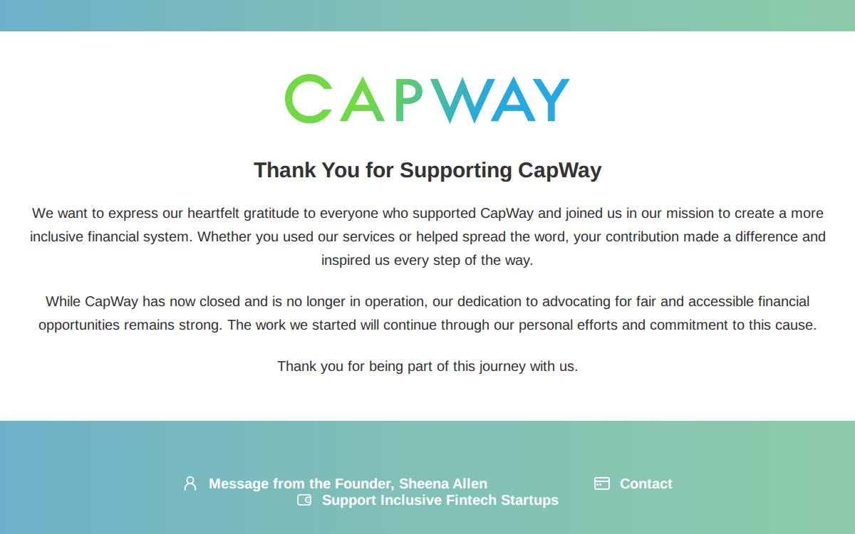 CapWay website preview