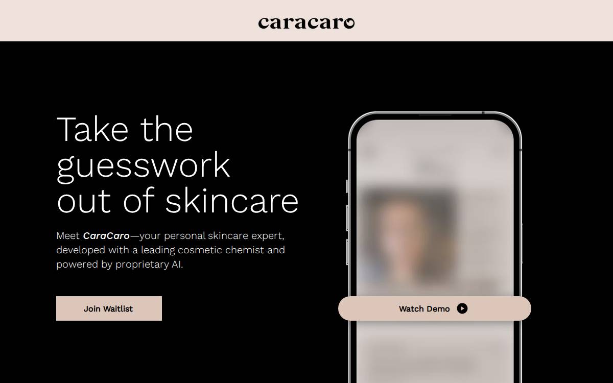 CaraCaro website preview