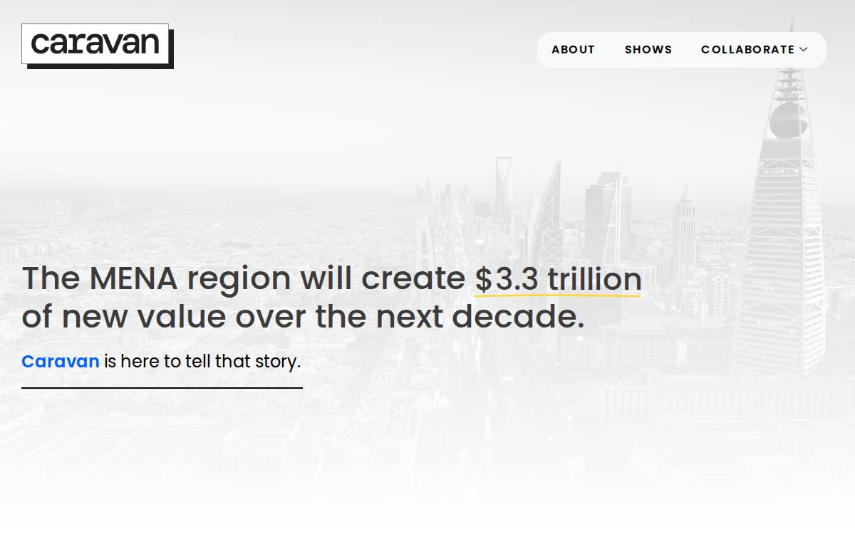 Caravanmedia website preview