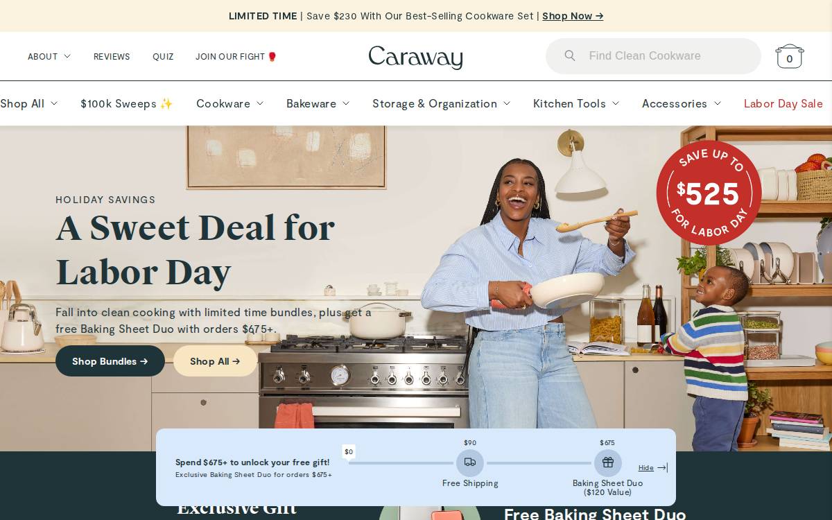 Caraway Home website preview
