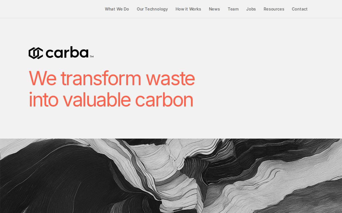 Carba website preview