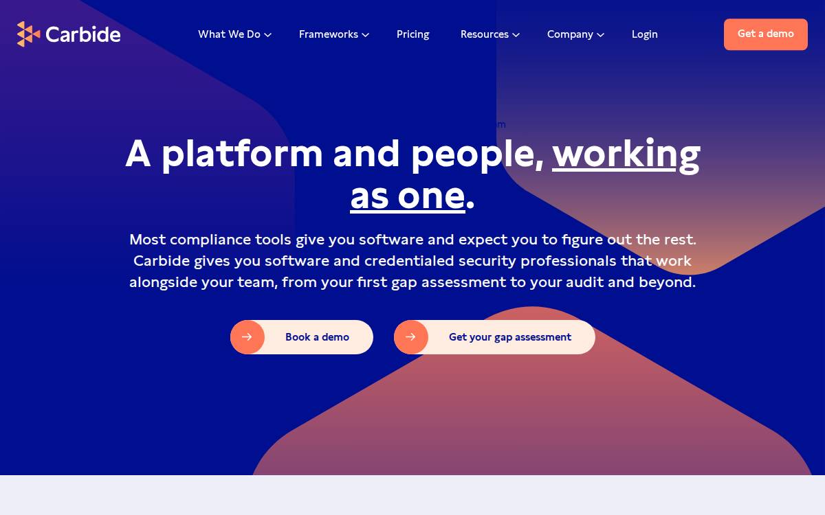 Carbide website preview