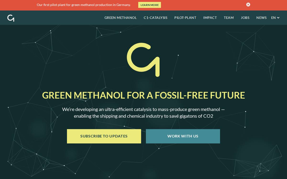 Carbon website preview