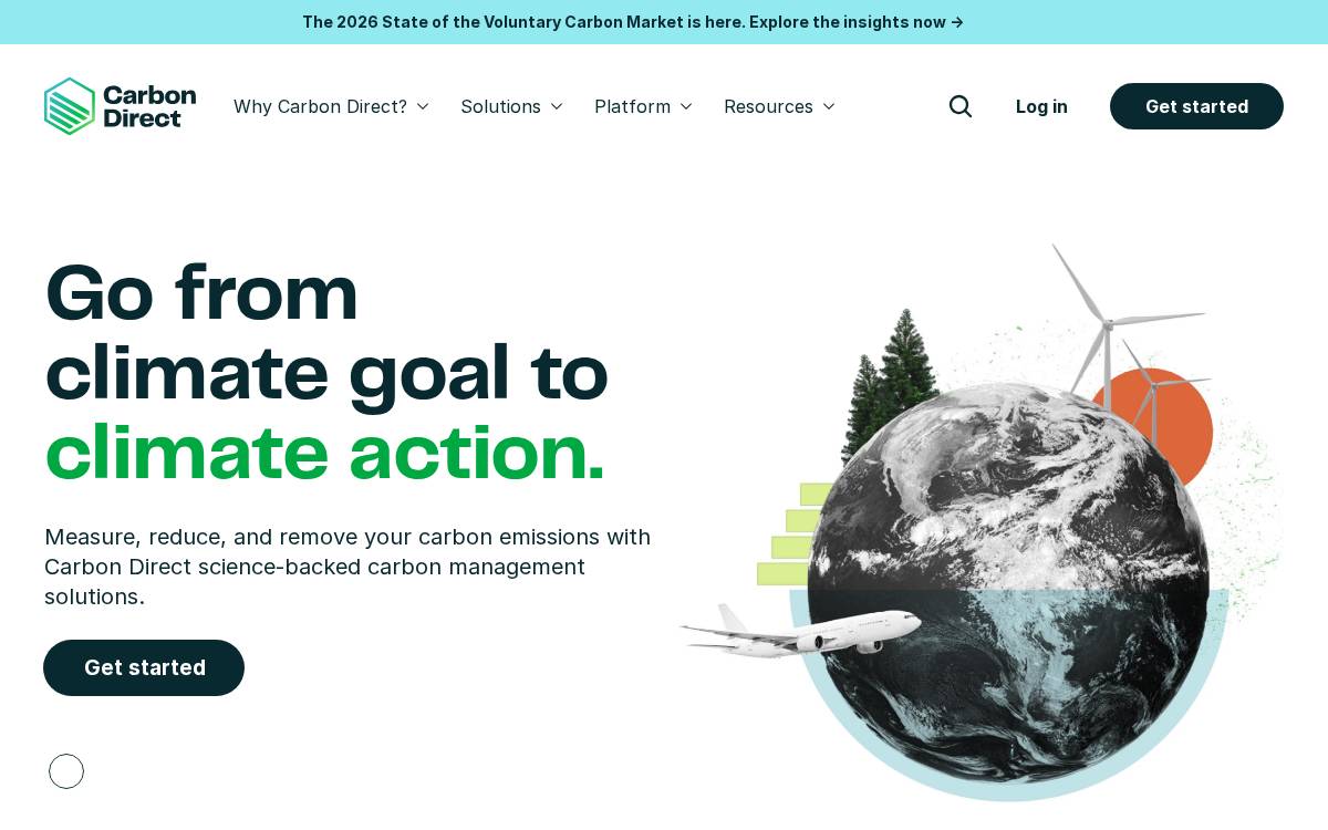 Carbon Direct website preview