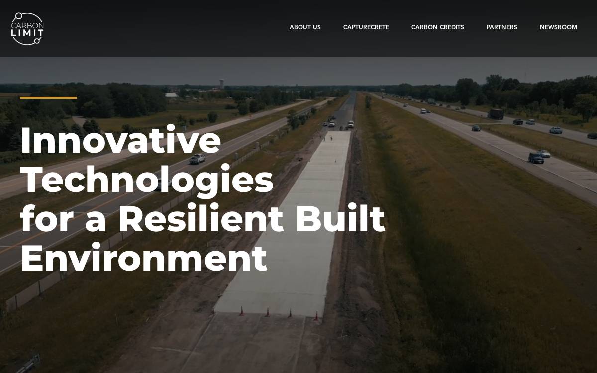 Carbon Limit website preview