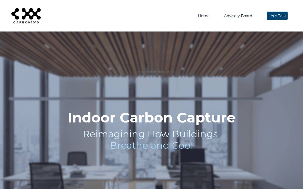 Carbon1010 website preview