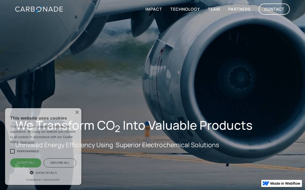 Carbonade website preview