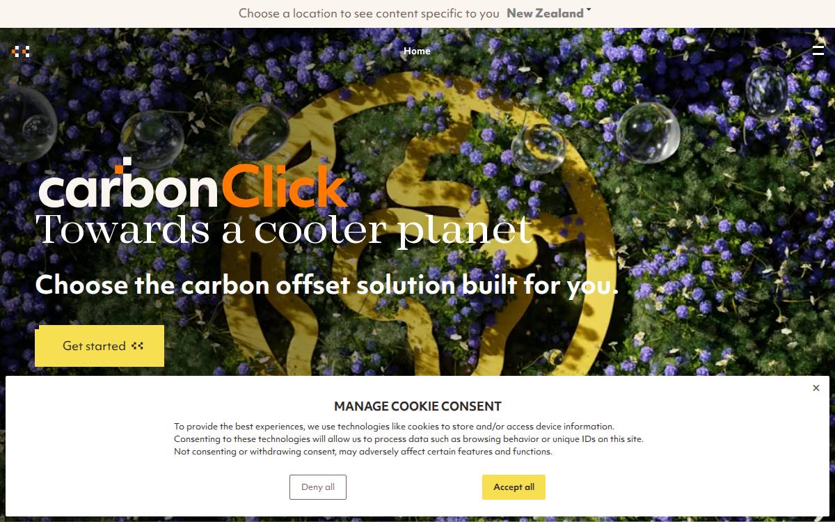 Carbonclick website preview