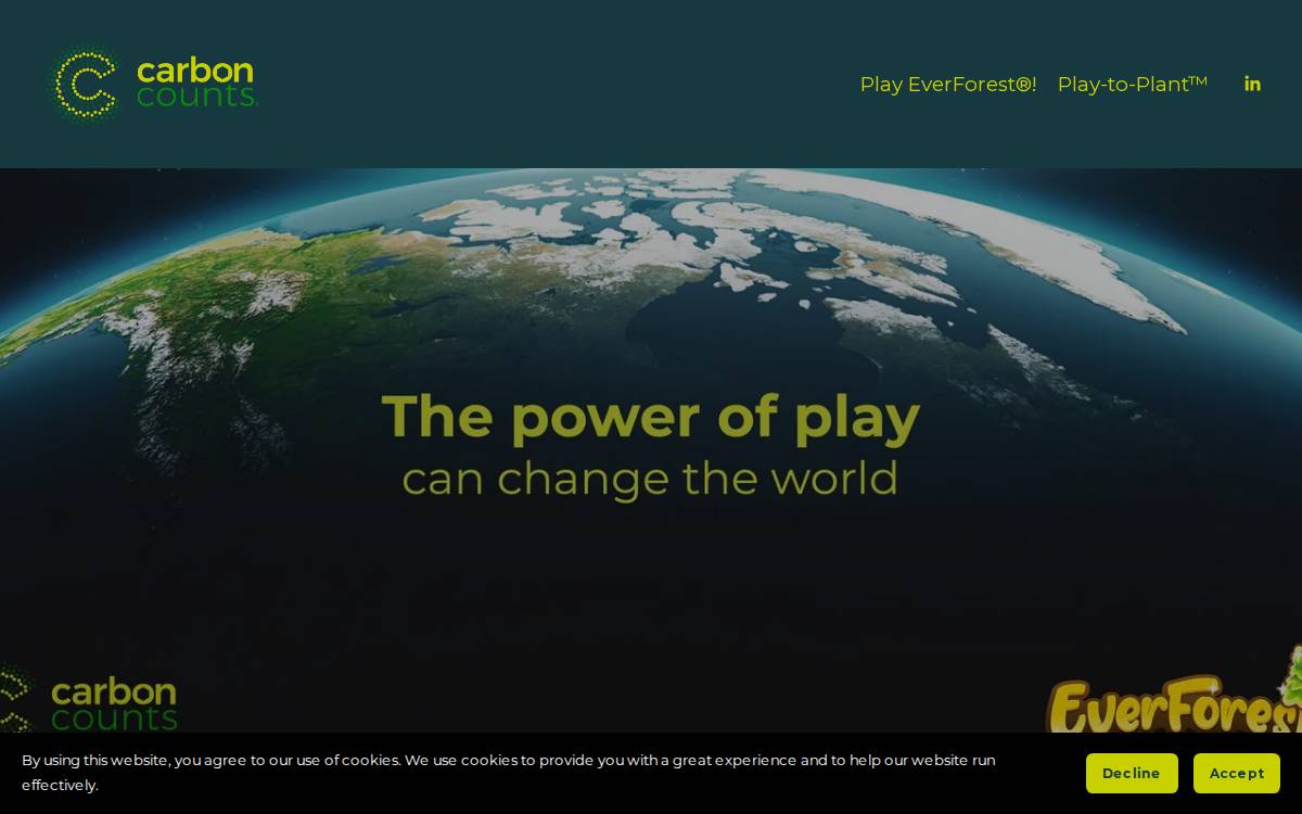 Carboncounts website preview