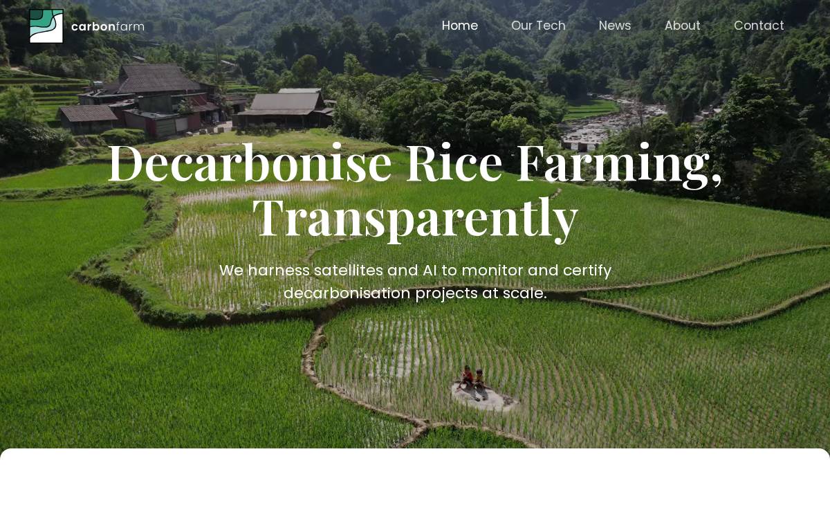 Carbonfarm website preview