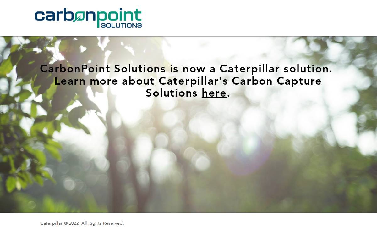 CarbonPoint website preview