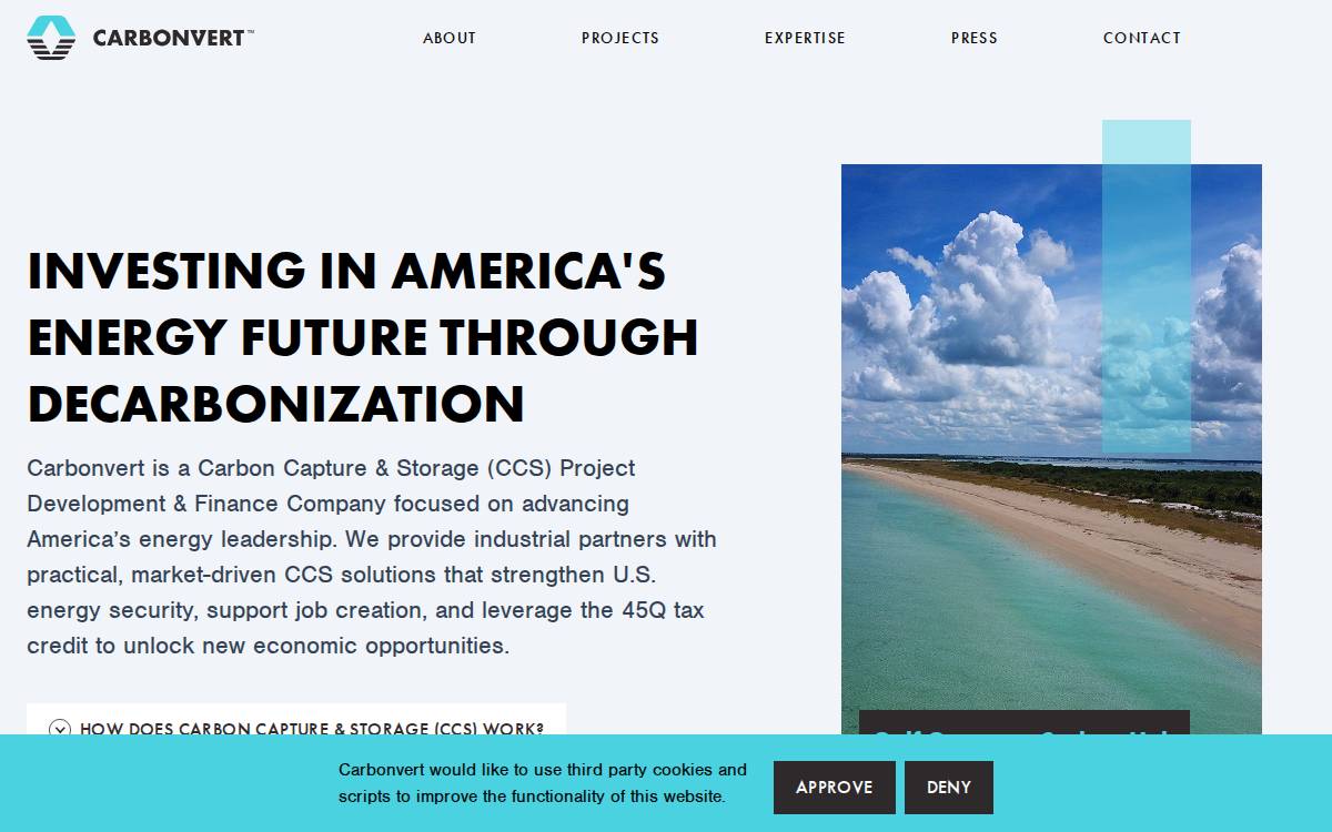 Carbonvert website preview