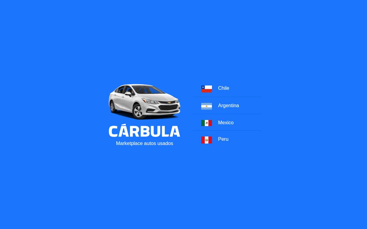 Cárbula website preview