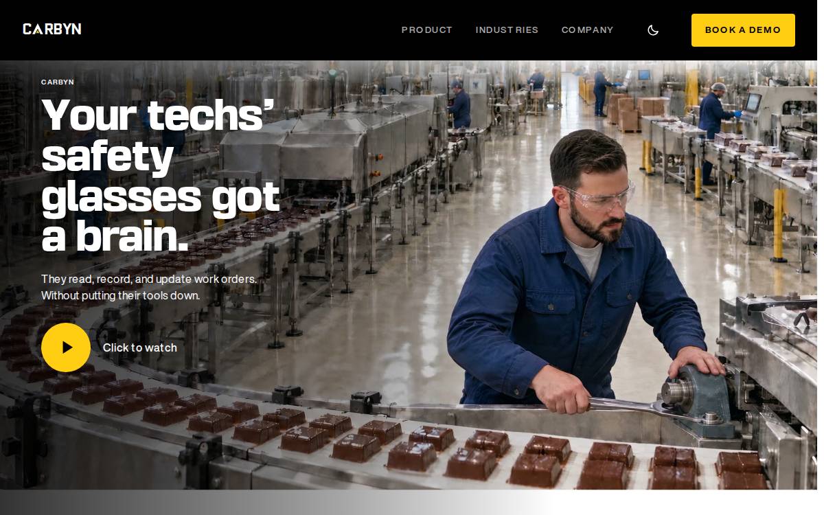Carbyn website preview