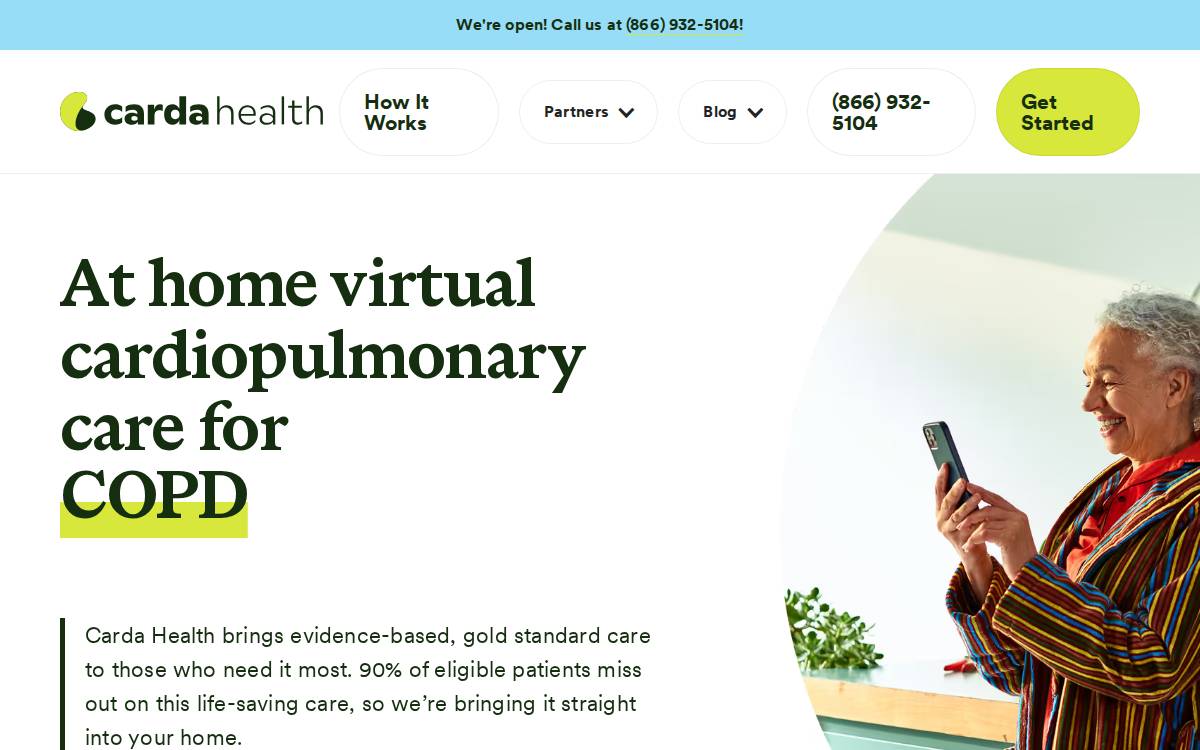 Carda website preview
