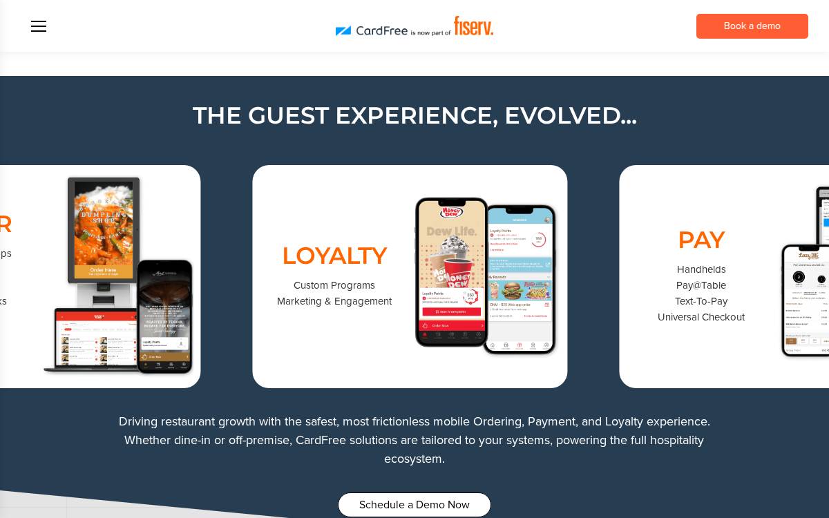 Cardfree website preview