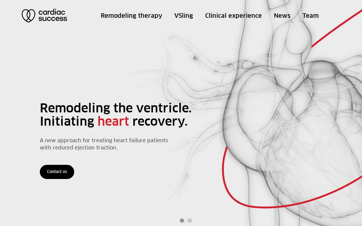 Cardiac Success website preview