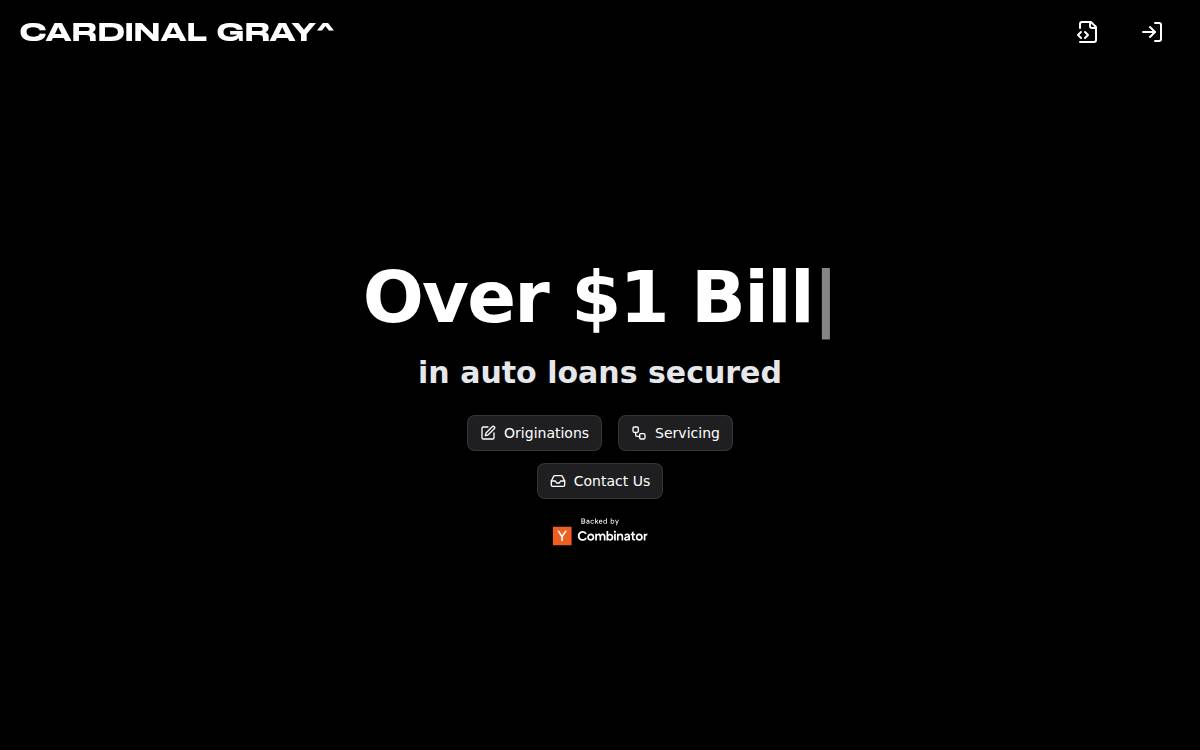 Cardinal Gray website preview