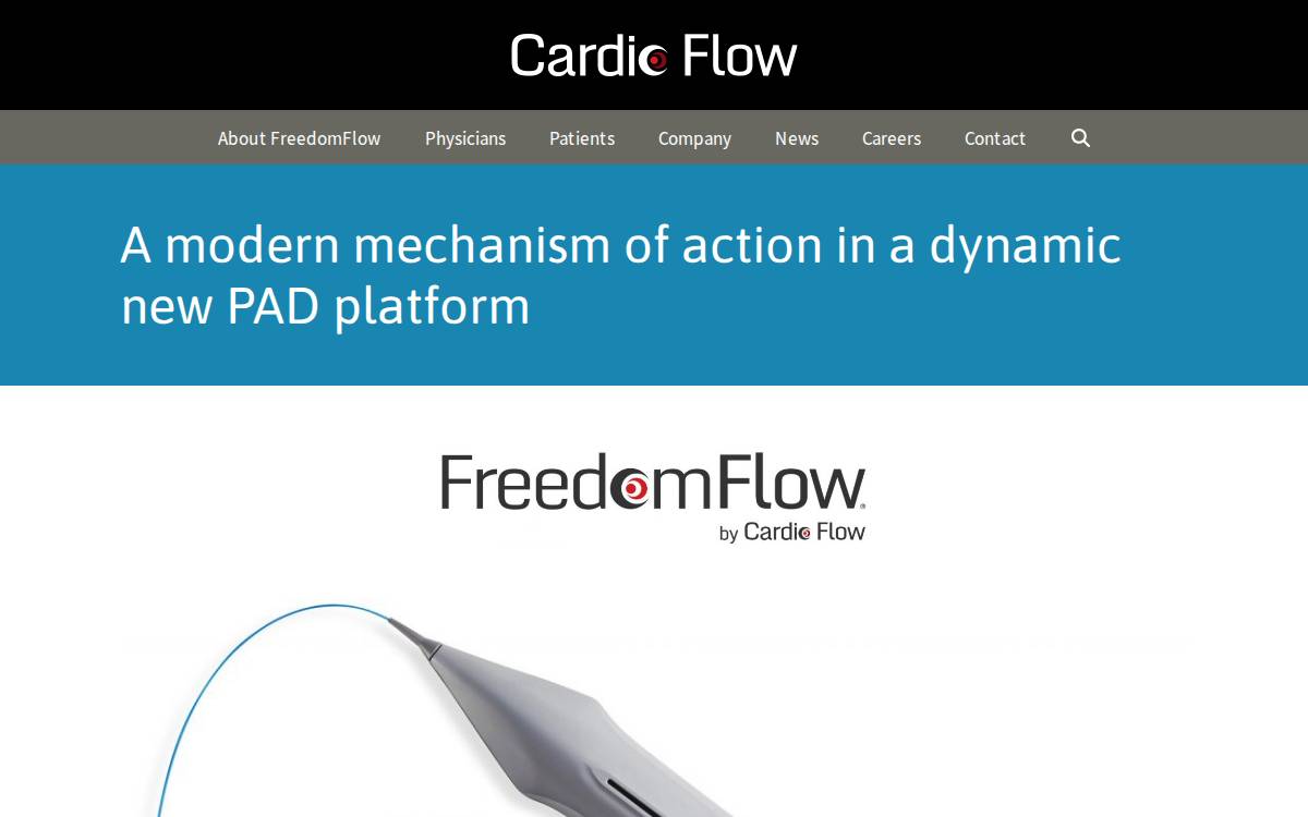 Cardio Flow website preview