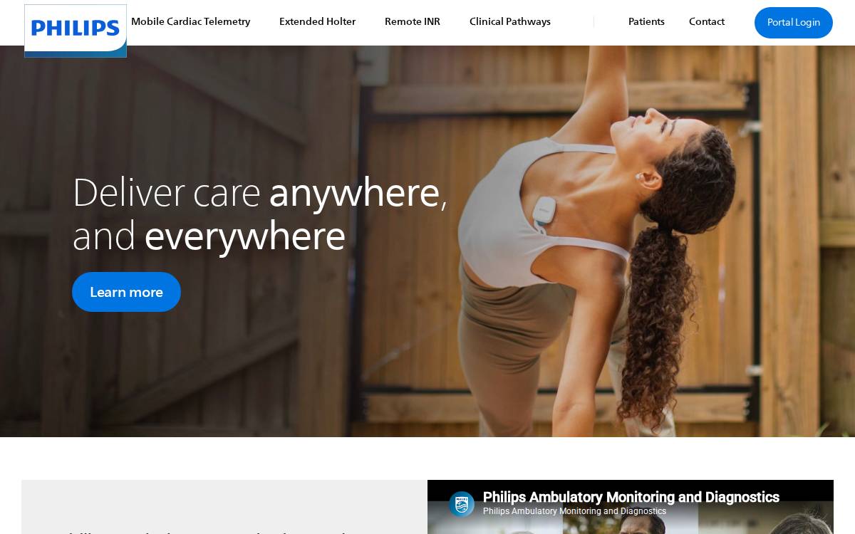 CardioNet NASDAQ: BEAT www.cardionet.com website preview