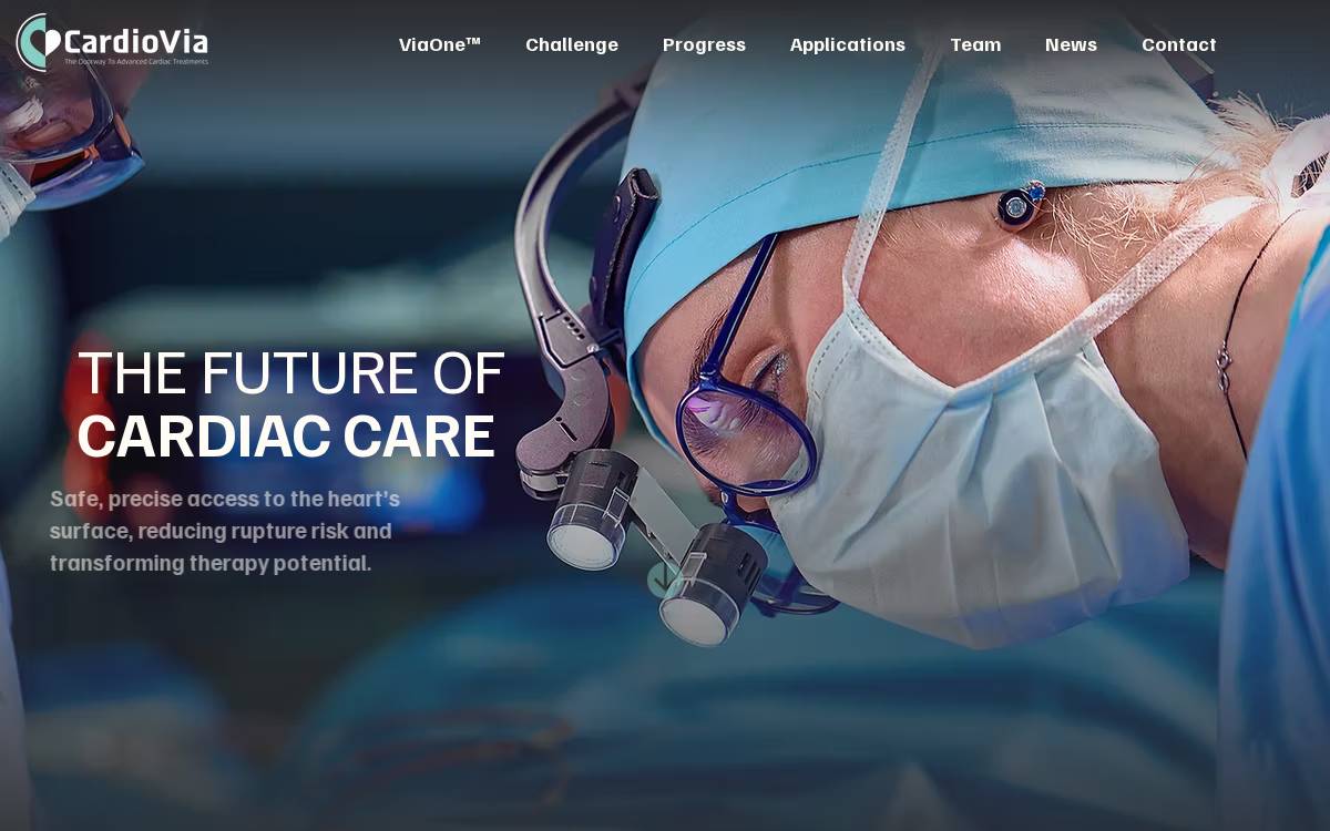 Cardiovia website preview