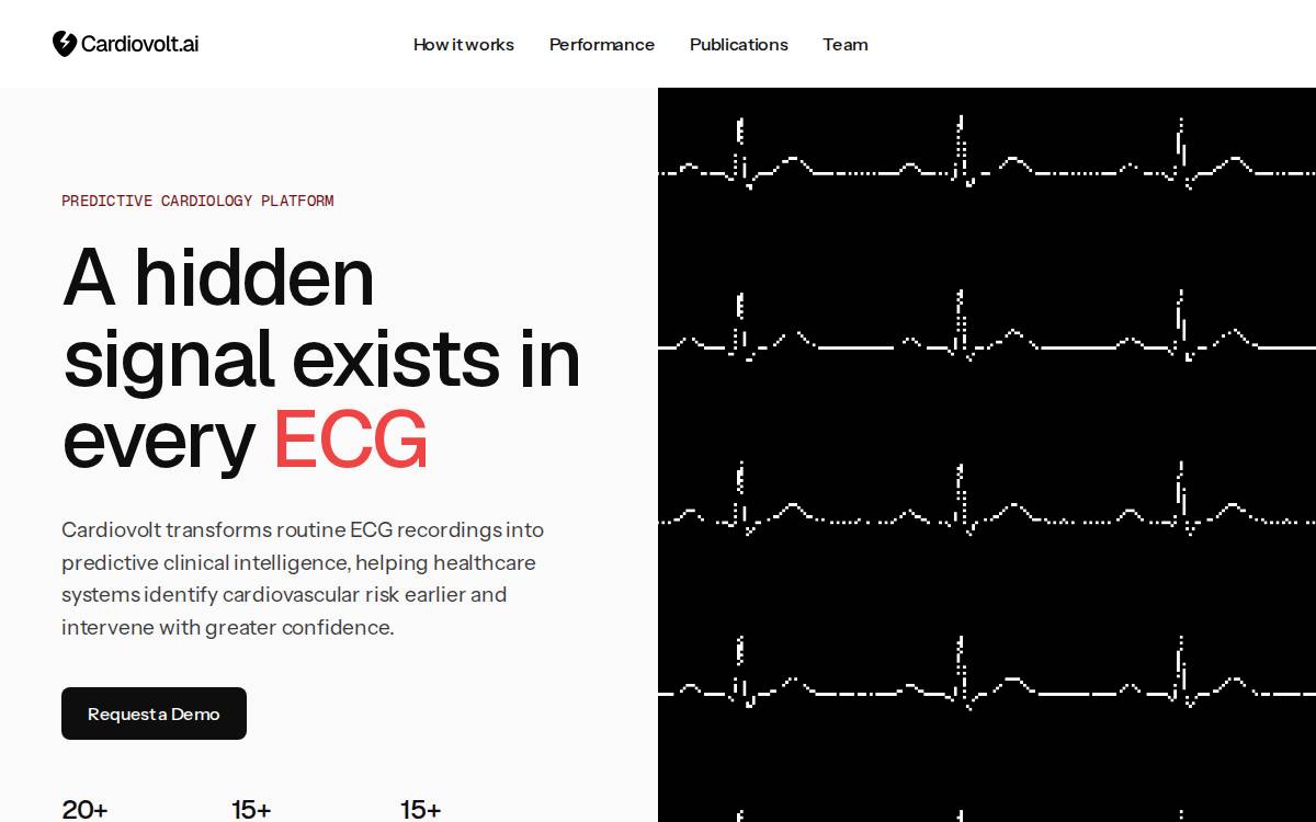 Cardiovolt website preview