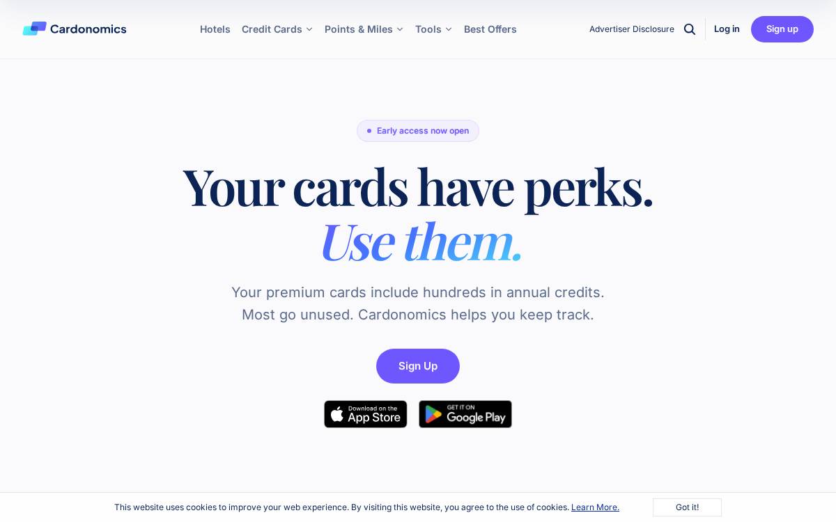 Cardonomics website preview