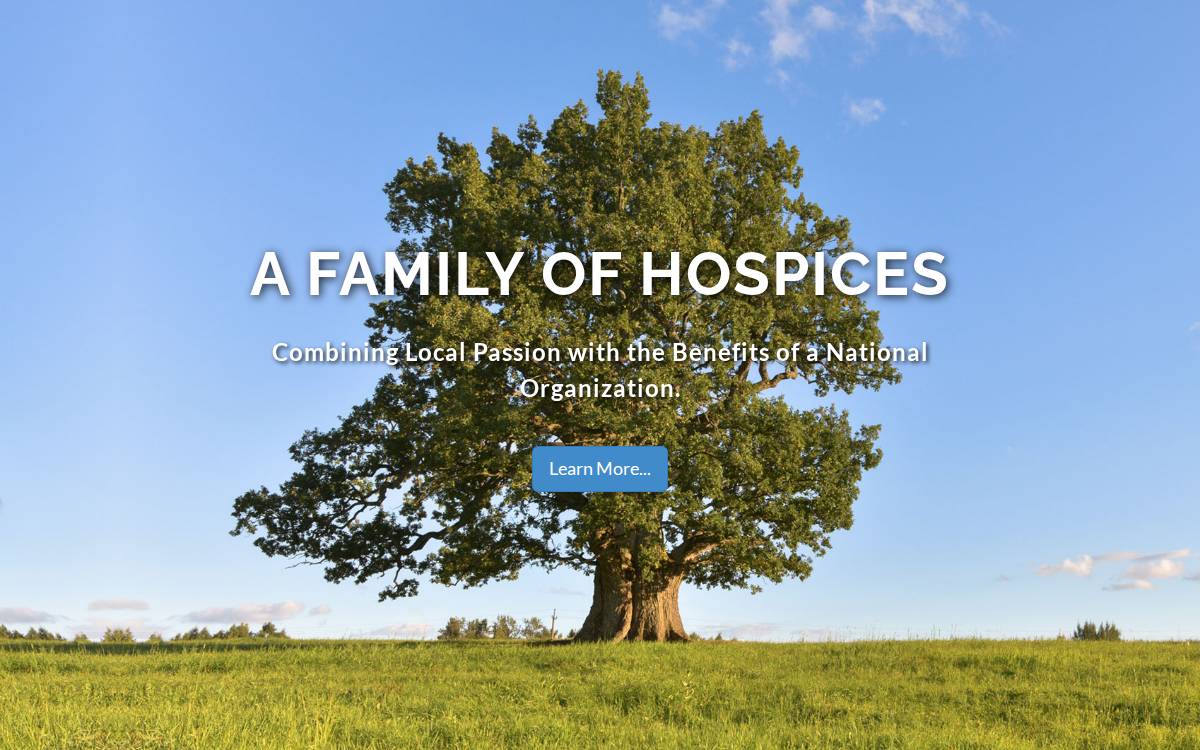 Care Hospice website preview