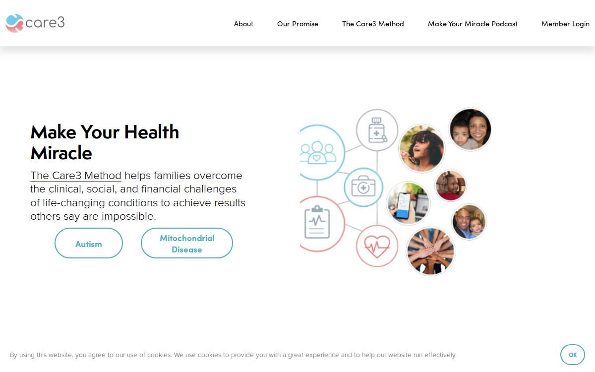 Care3 website preview