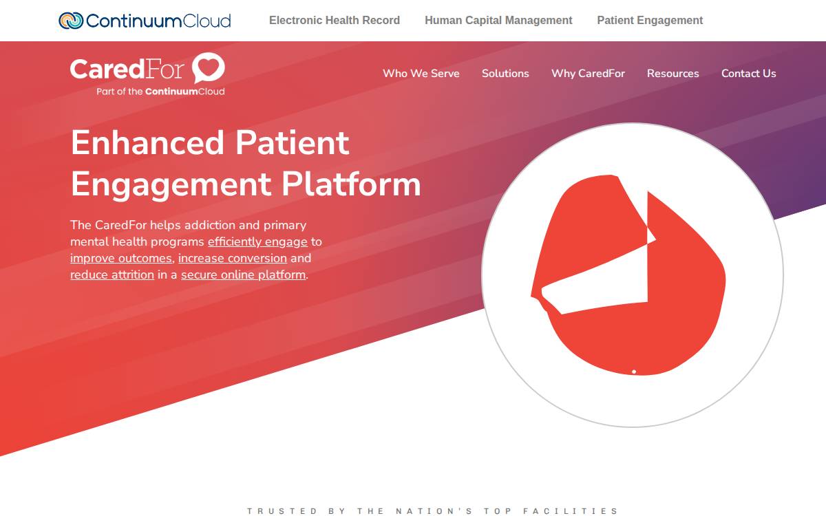 CaredFor website preview