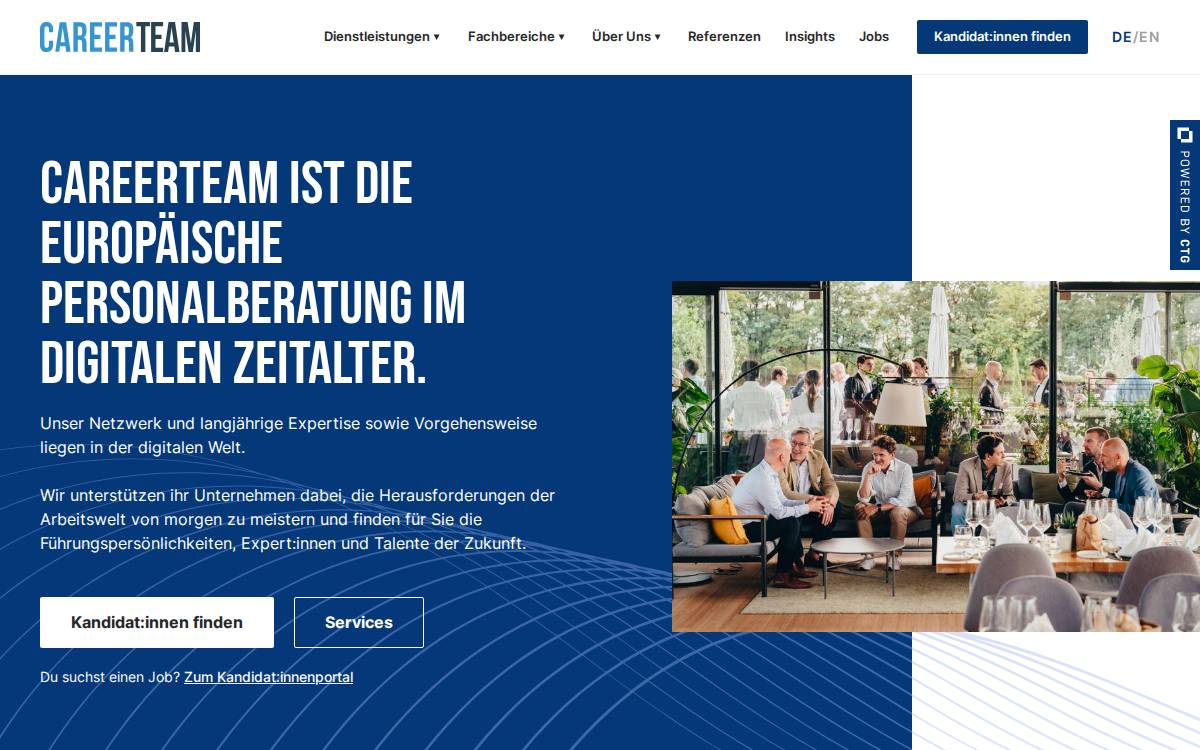 Careerteam website preview