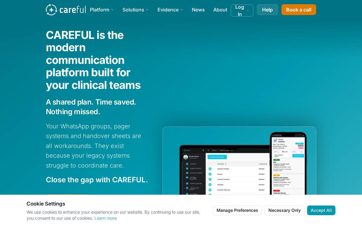 Careful website preview