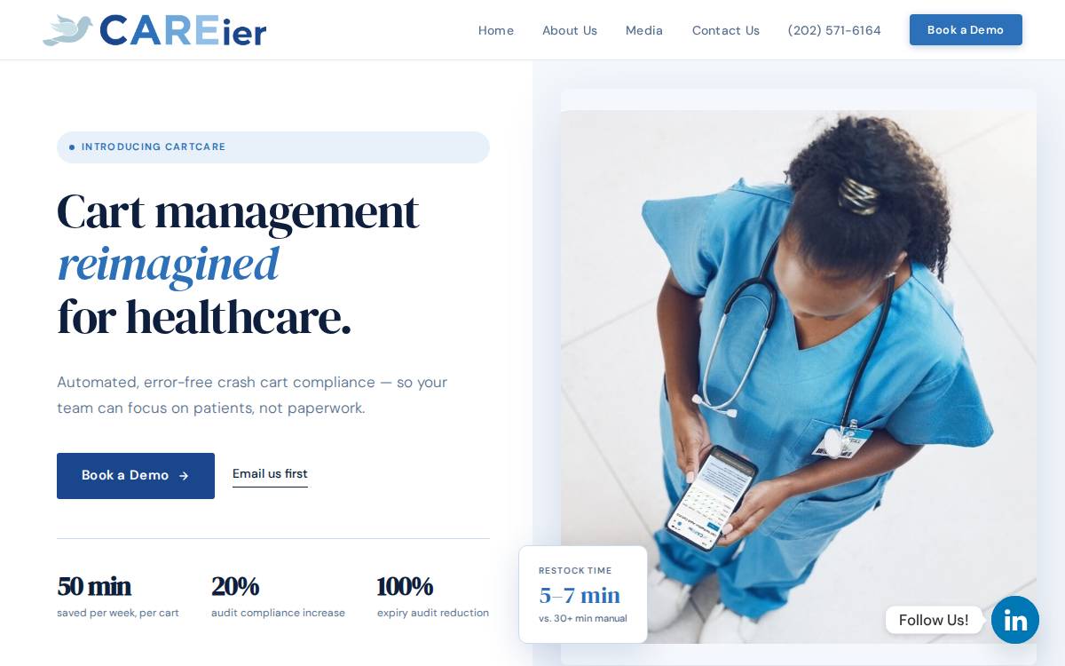 Careier website preview