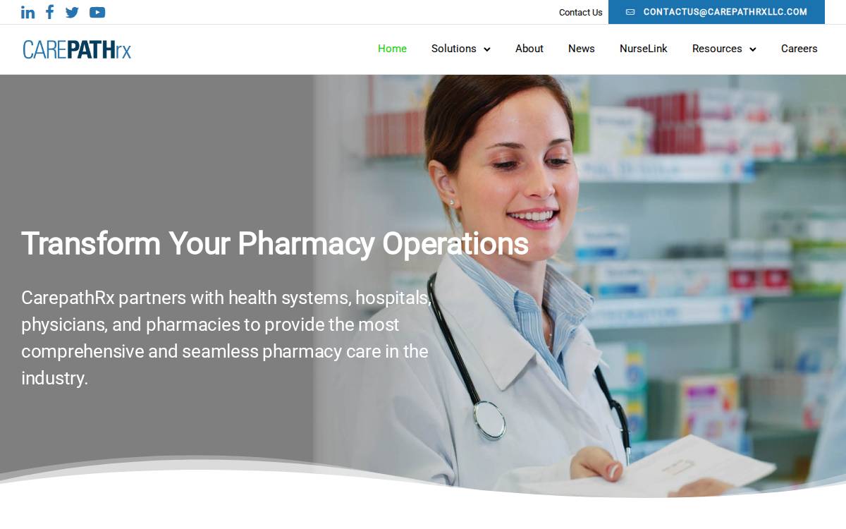 CarepathRx website preview